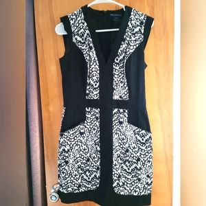 French Connection Sz printed dress